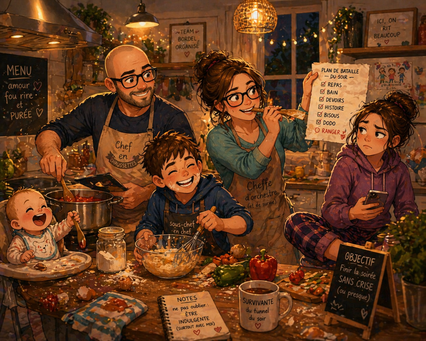 Le Tunnel du Soir : Chaos et Amour de Parents